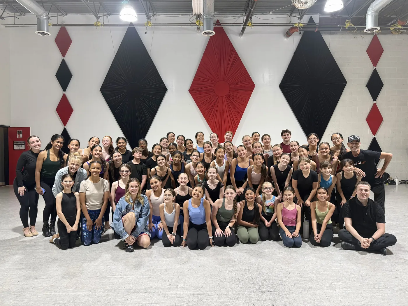 The full Encore Performers company and faculty gathered in the studio for the thirtieth anniversary